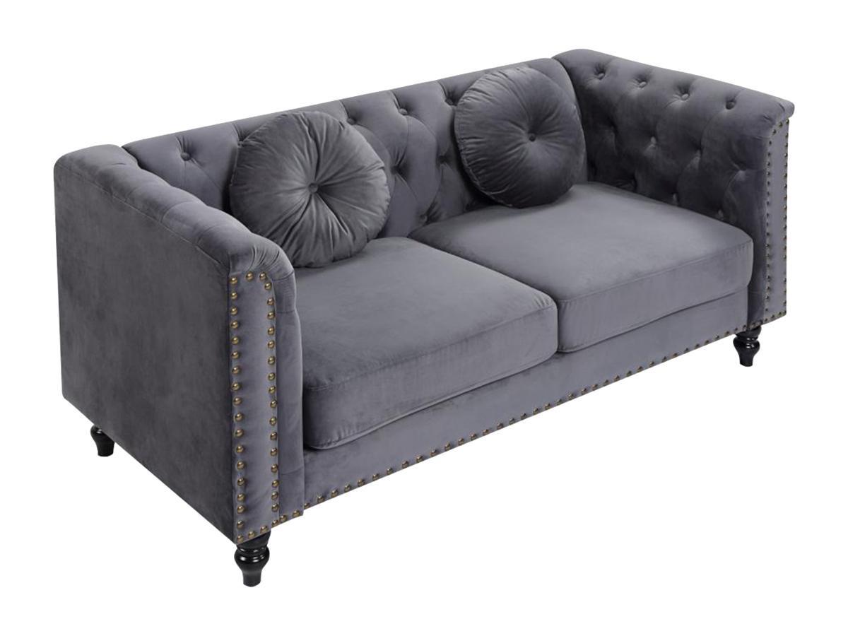 Vente-unique 2SitzerSofa TURNER Samt  