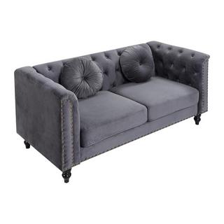 Vente-unique 2SitzerSofa TURNER Samt  