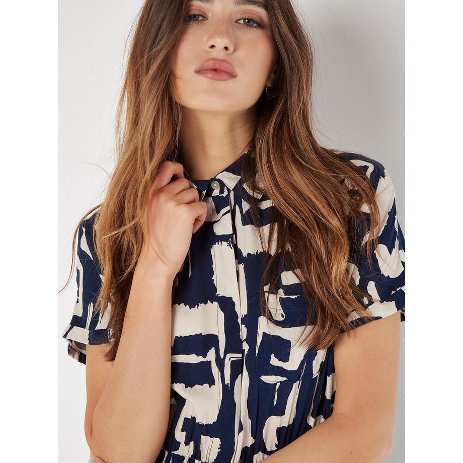 APRICOT Fledermausshirt mit Geomuster  