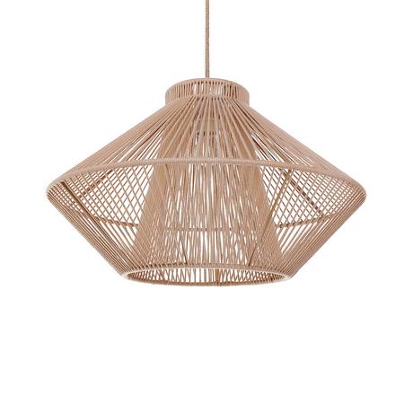 Beliani Lampadario en Cotone Boho PALMETTO  