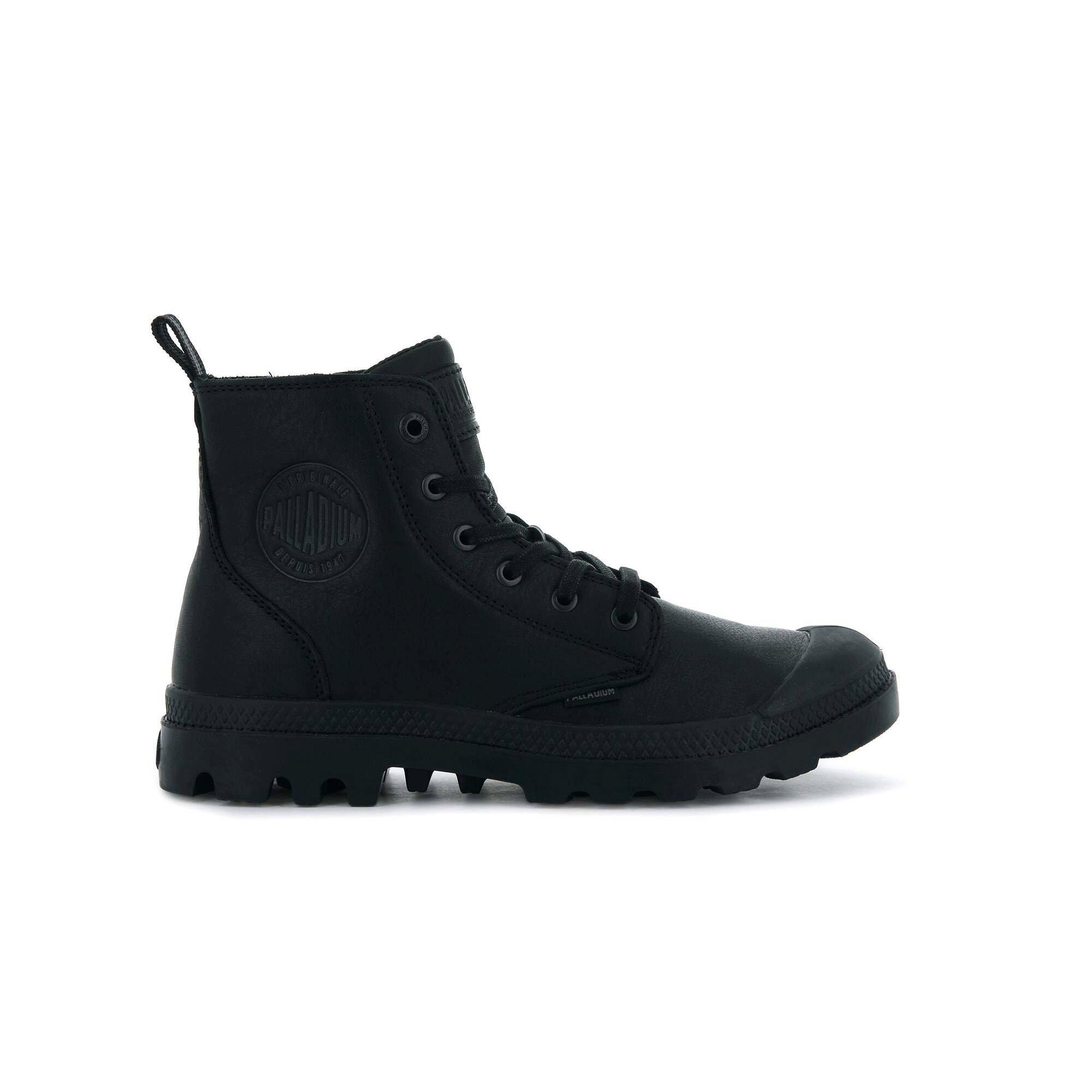 PALLADIUM  bottines cuir zippées  pampa hi ess 