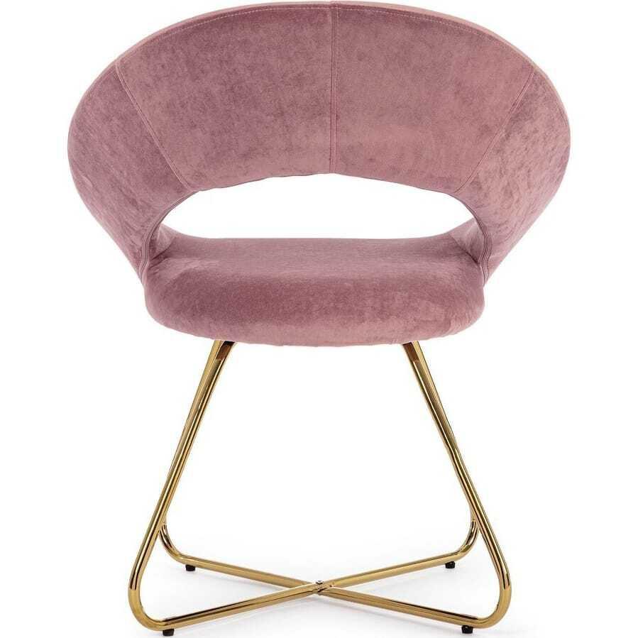 mutoni Sessel Vanity Samt rosa  