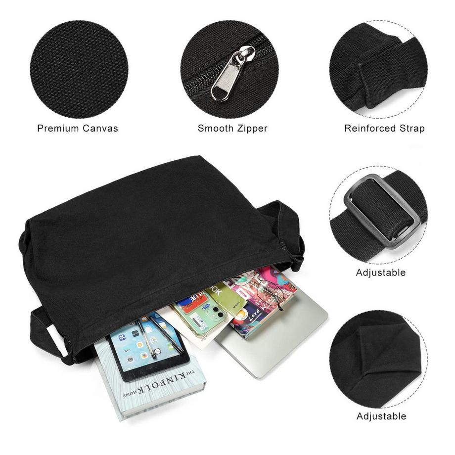 Only-bags.store Sac Bandoulière Toile Sangle Réglable  