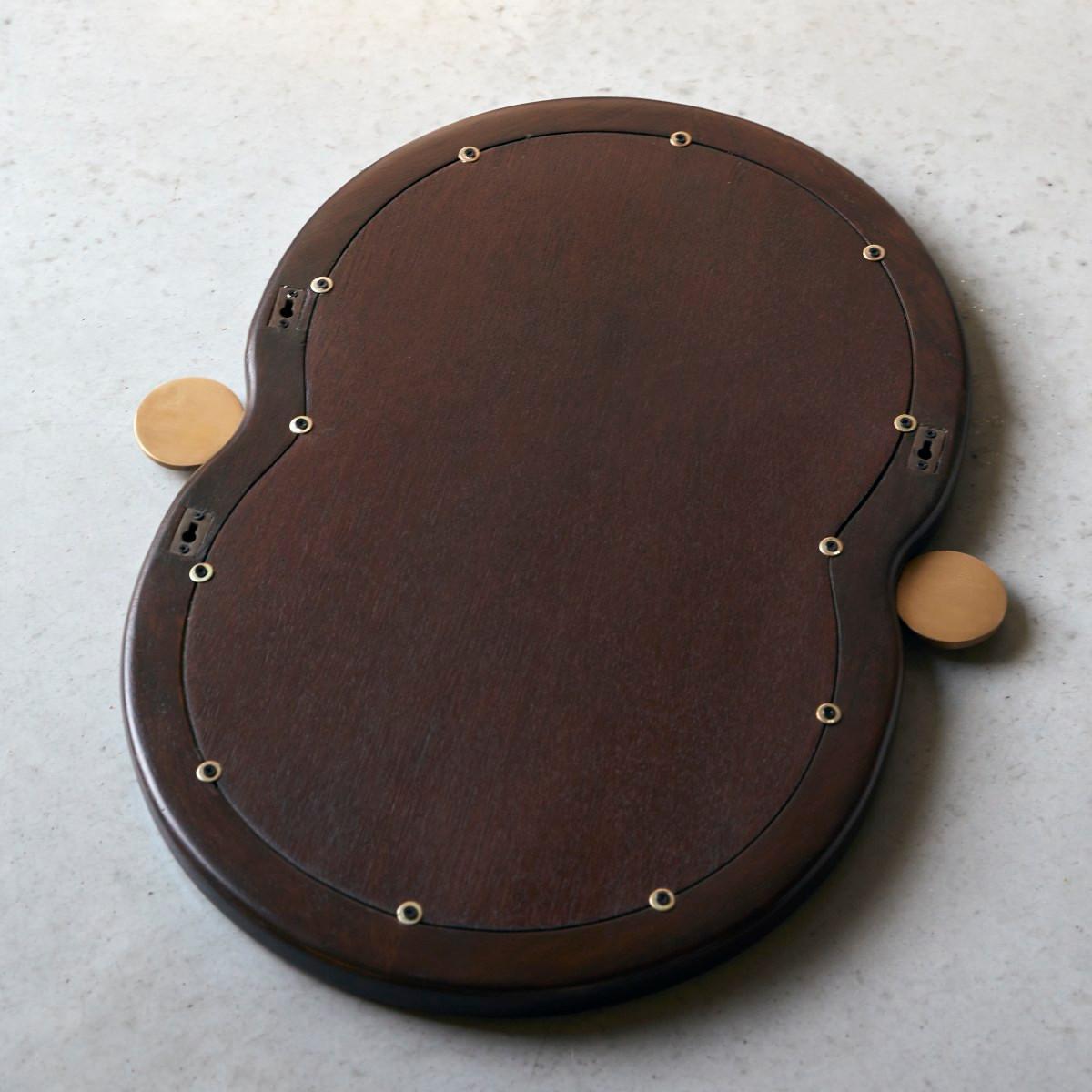 Tikamoon Specchio in legno di mindi 60x40 cm Agate  