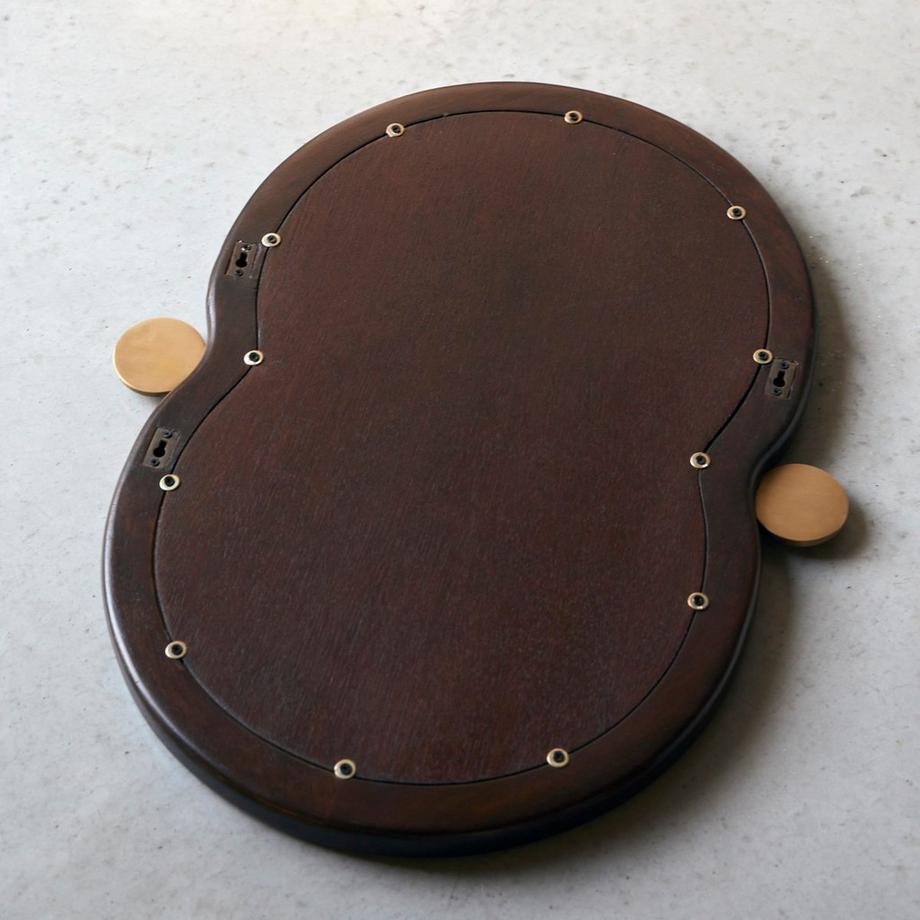 Tikamoon Spiegel Agate aus Mindiholz, 60 x 40 cm  