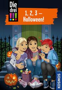 Die drei !!!, 1, 2, 3 - Halloween! Vogel, Maja von; Biber, Ina (Illustrationen) Couverture rigide 