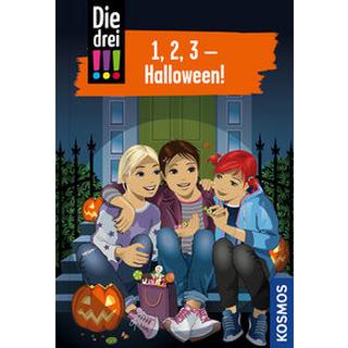 Die drei !!!, 1, 2, 3 - Halloween! Vogel, Maja von; Biber, Ina (Illustrationen) Couverture rigide 