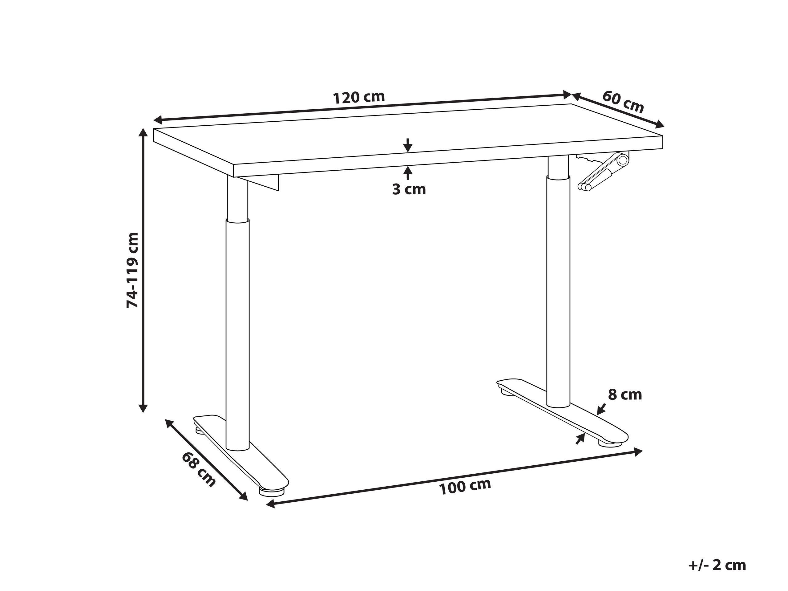 Beliani Bureau Moderne DESTINES  