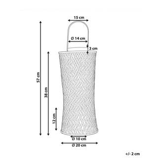 Beliani  Lanterne en Bambou Boho MACTAN 