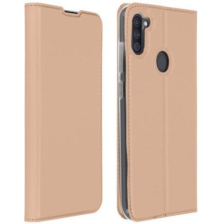 Avizar  Étui Folio Satiné Galaxy A11 / M11 Rose 