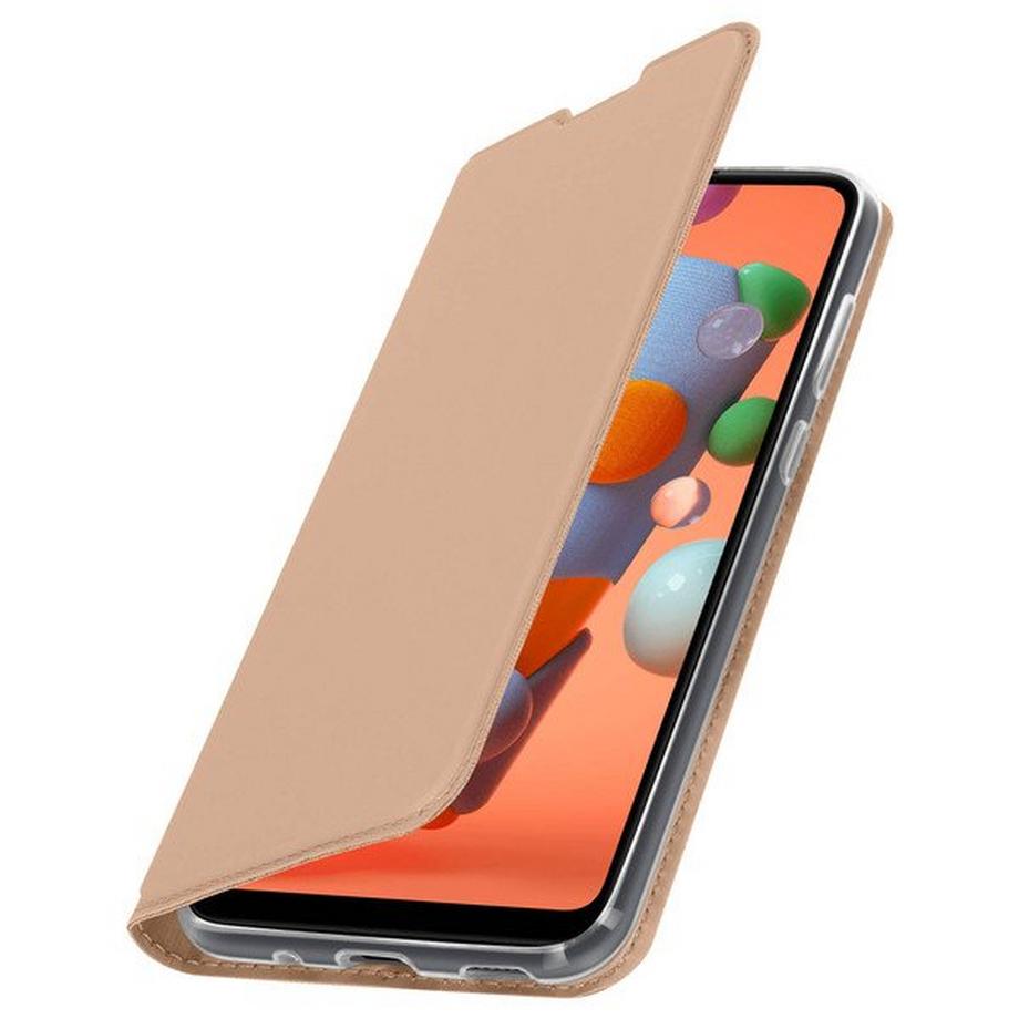 Avizar  Klapphülle Galaxy A11 Rosegold 