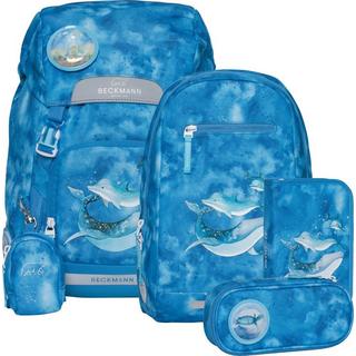 Beckmann  Schulrucksack Classic  6-teiliges Set Ocean 