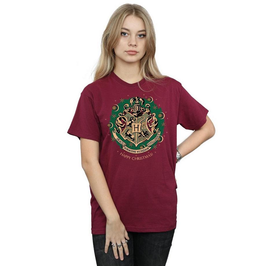 Harry Potter Hogwarts Happy Christmas T-Shirt  