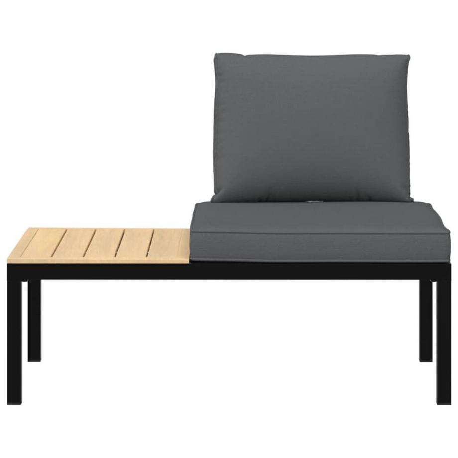 VidaXL Gartenbank aluminium  