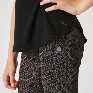 DOMYOS  T-shirt ragazza traspirante stampato sintetico 