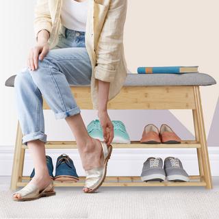 B2X Schuhbank mit Sitzfläche und Stauraum  