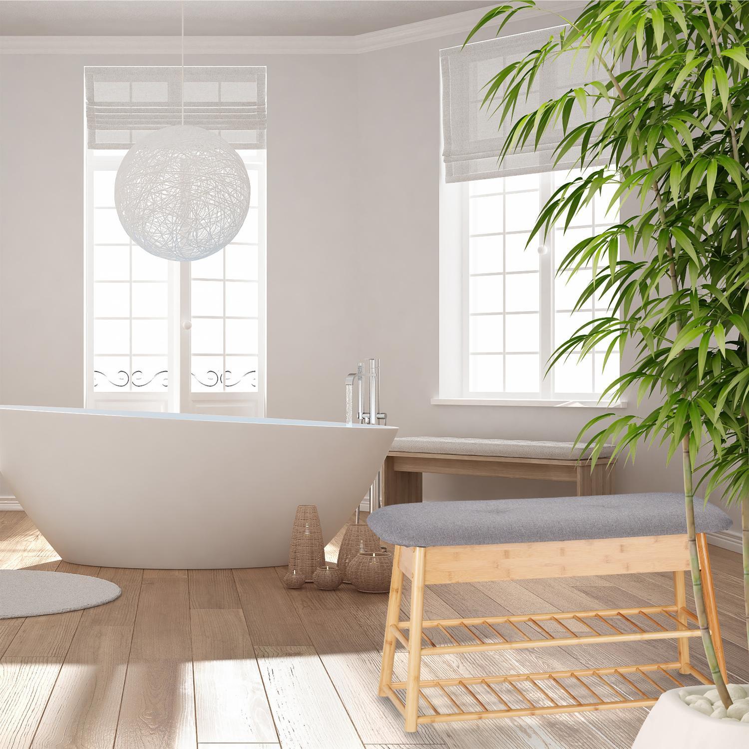 B2X Schuhbank mit Sitzfläche und Stauraum  