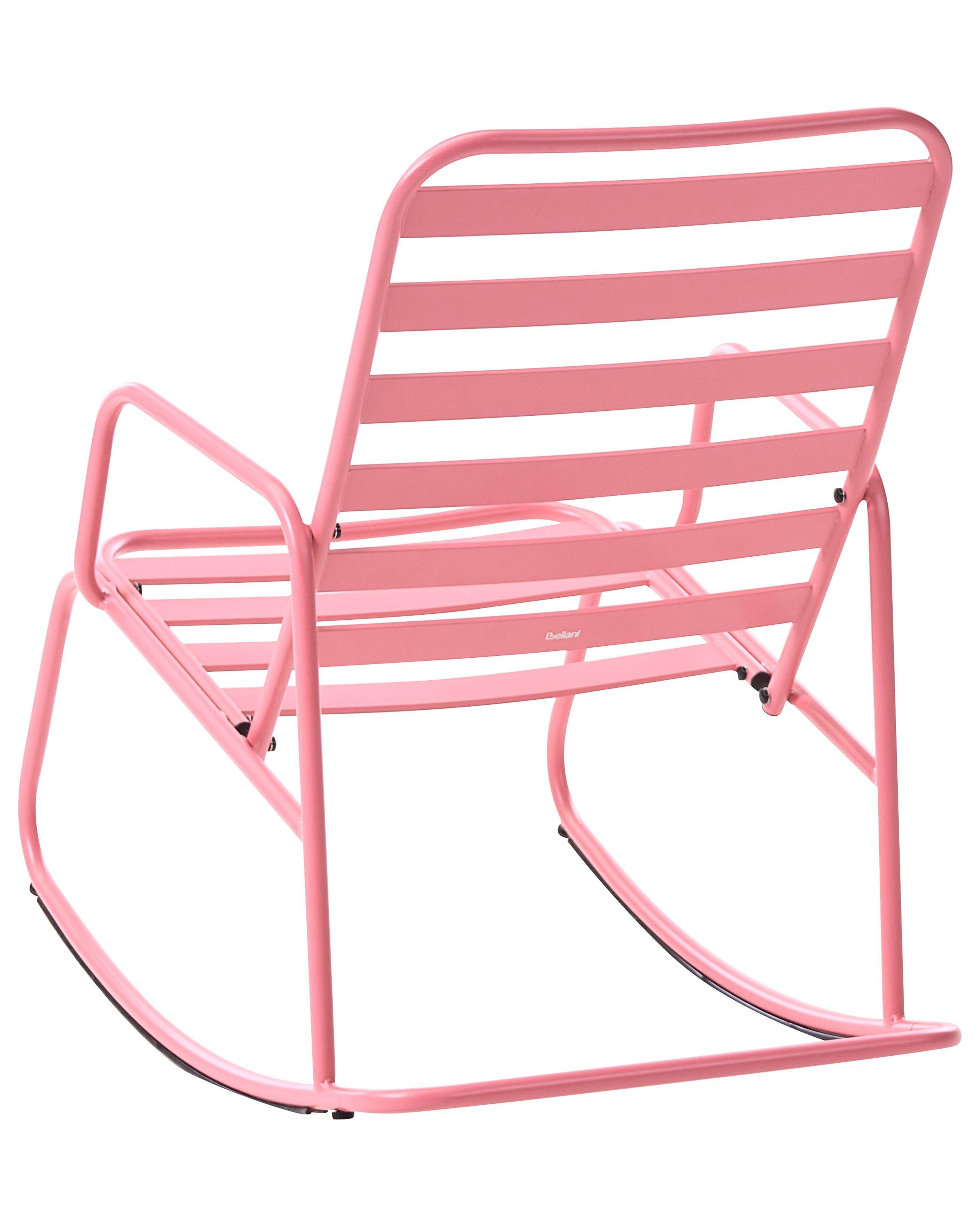 Beliani Garten-Schaukelstuhl aus Aluminium Modern TURI  