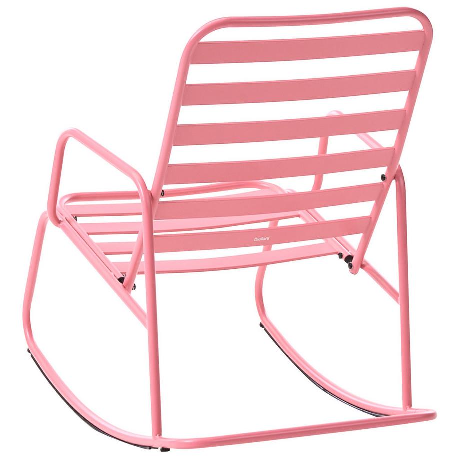 Beliani Garten-Schaukelstuhl aus Aluminium  TURI  