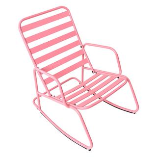 Beliani Garten-Schaukelstuhl aus Aluminium Modern TURI  