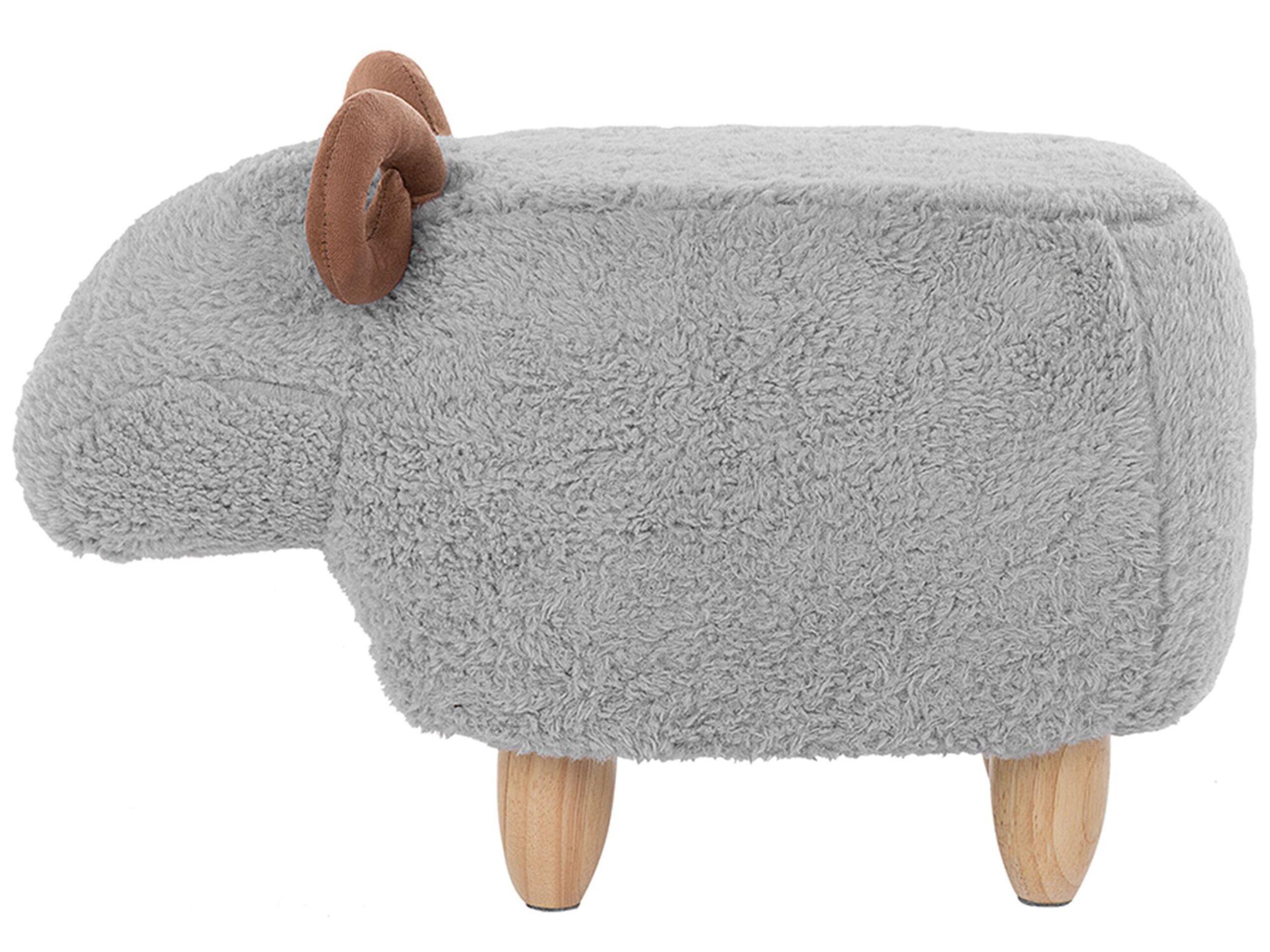 Beliani Repose-pied en Polyester Moderne LAMB  