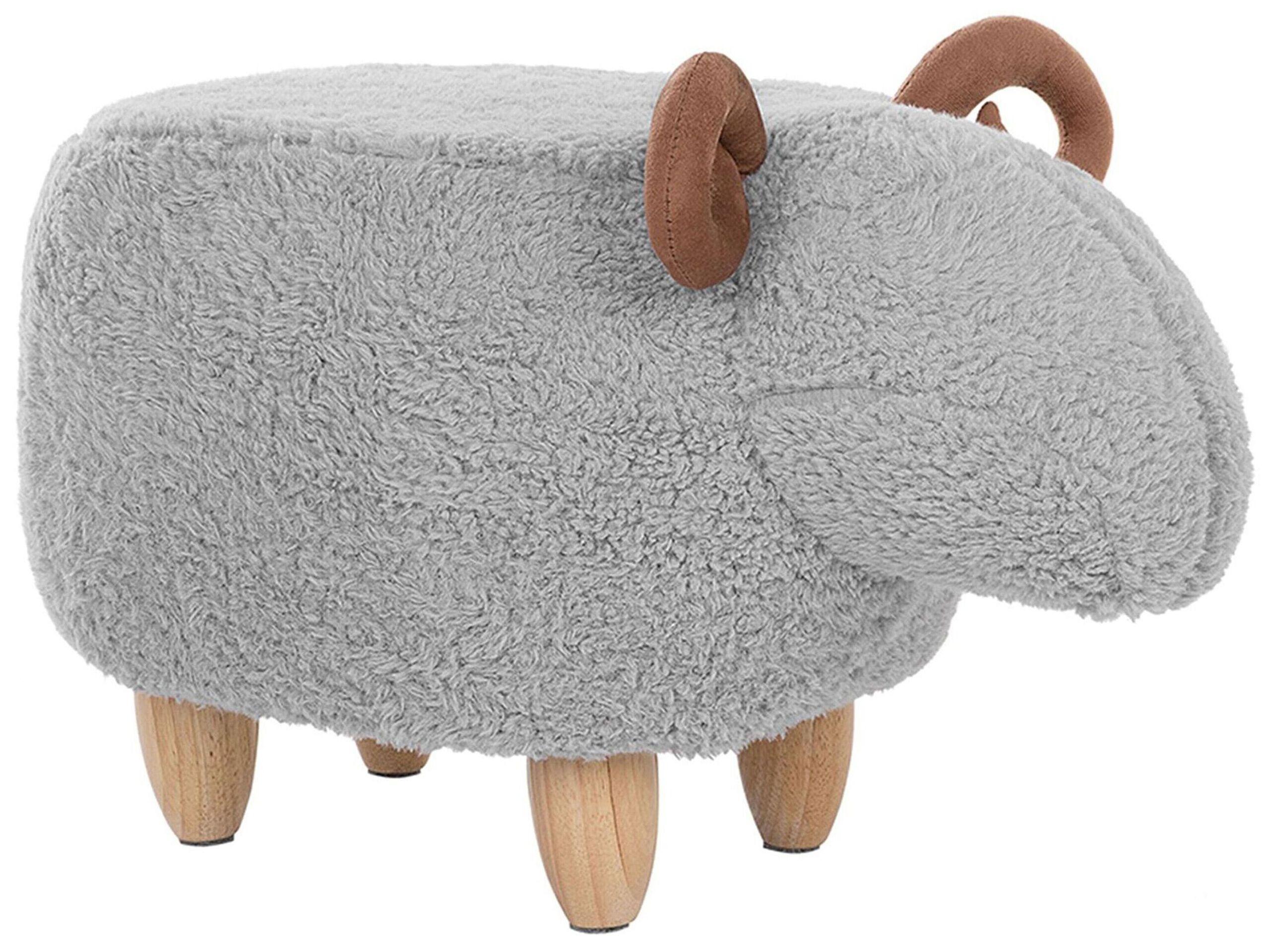 Beliani Repose-pied en Polyester Moderne LAMB  