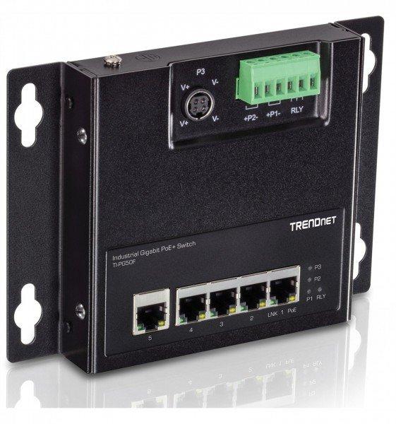 TRENDNET  Industrie Switch 5 Port Gbit Unman. PoE+ FA Metal (5 Ports) 