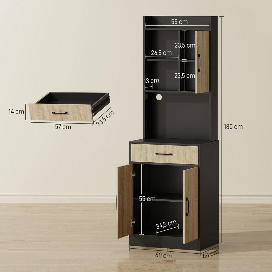 HOMCOM armoire de cuisine  