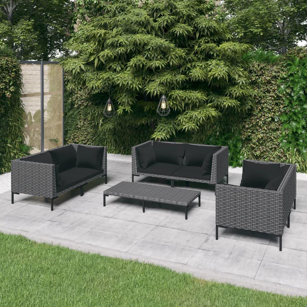 VidaXL Garten-lounge-set poly-rattan  