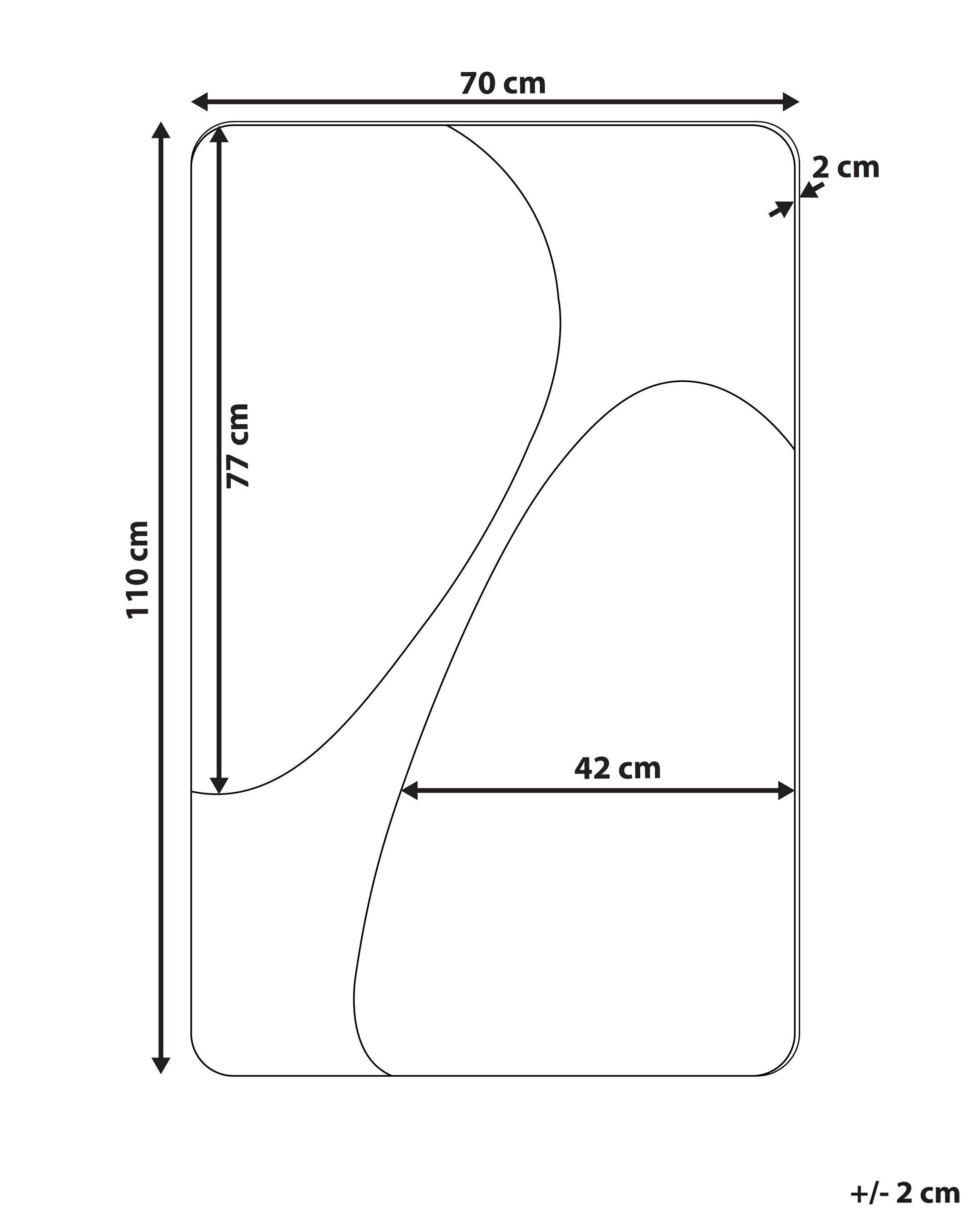 Beliani Wandspiegel aus Glas Glamourös ORMES  