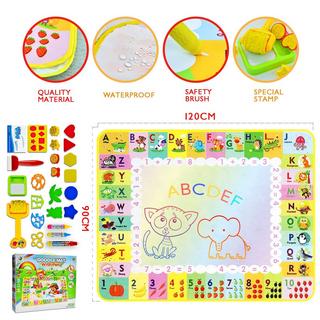 Activity-board Wasser Doodle Mat Aqua Magie Zeichnung Matte Wiederverwendbare Zeichnung Matte für Kinder  
