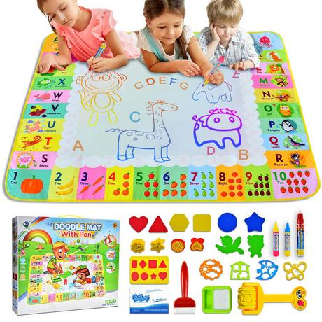 Activity-board Wasser Doodle Mat Aqua Magie Zeichnung Matte Wiederverwendbare Zeichnung Matte für Kinder  