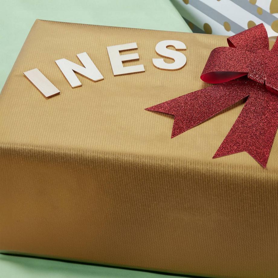 B2X set di lettere in legno con 208 parti naturali  