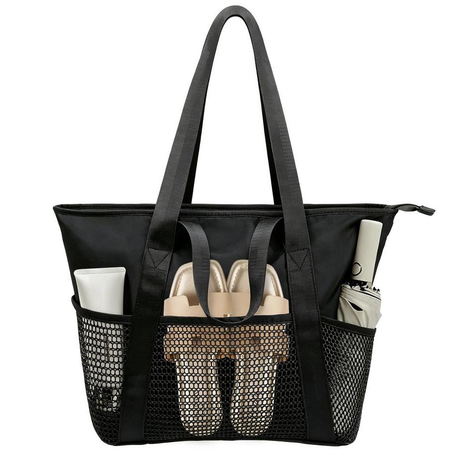 Strandtasche, wasserdichte faltbare Mesh-Schwimmtasche Strandtasche