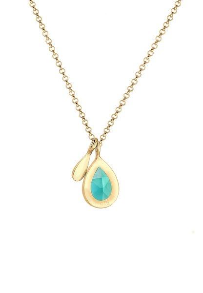 Elli  Collier Drop Quartz Vert 