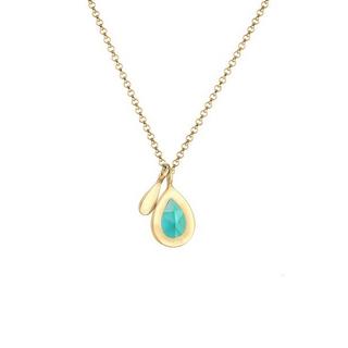 Elli  Collier Drop Quartz Vert 