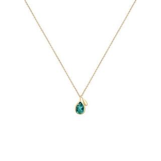 Elli  Collier Drop Quartz Vert 