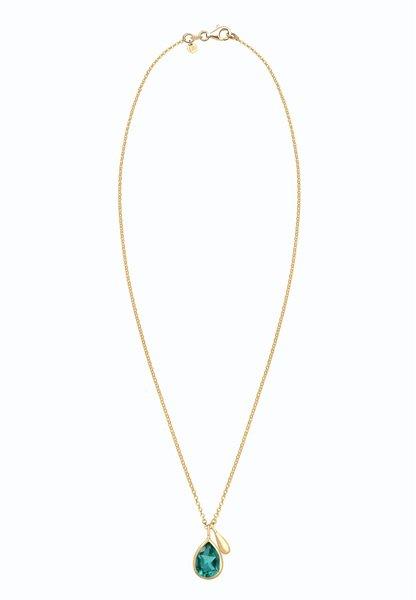 Elli  Collier Drop Quartz Vert 