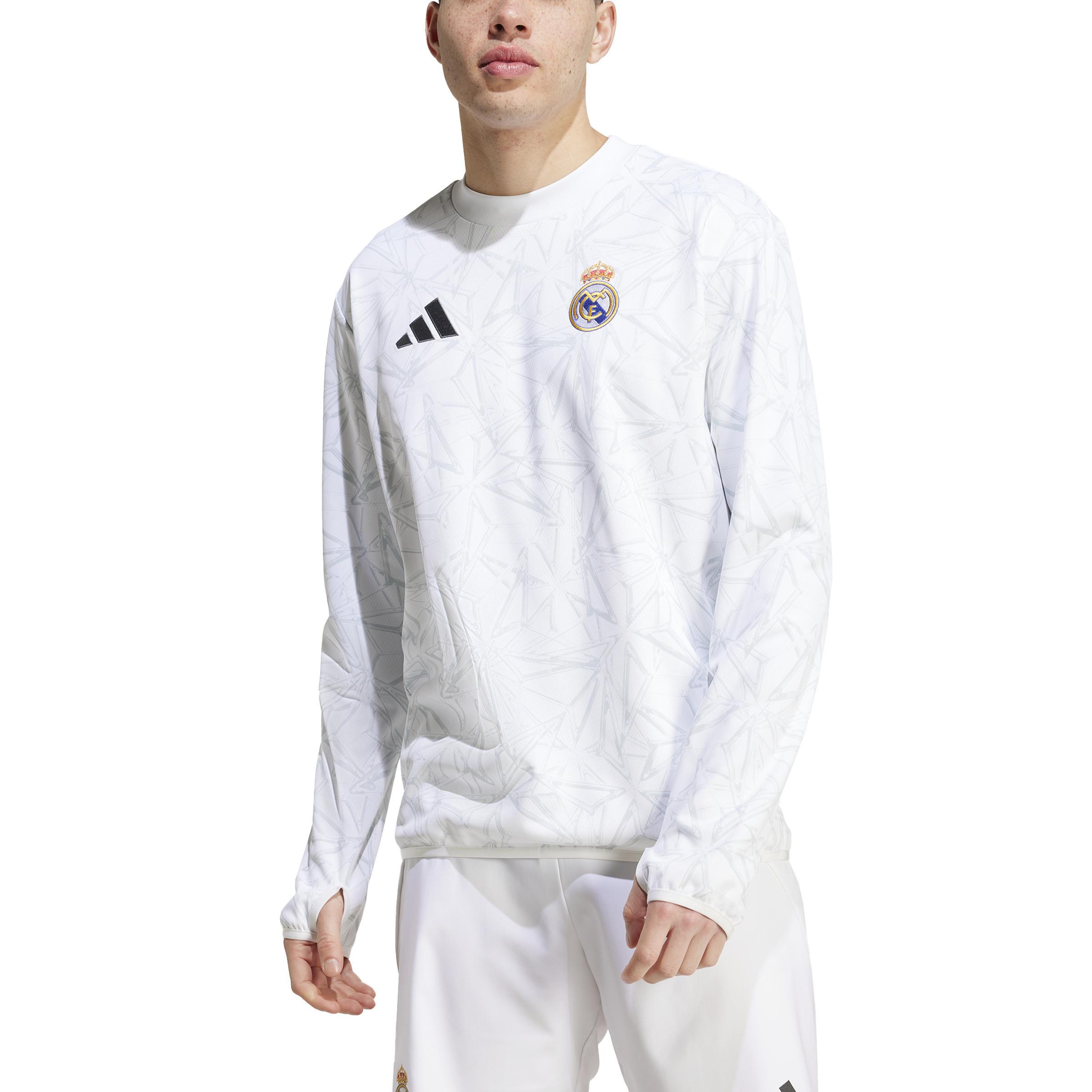 adidas  pre-match langarmtrikot real madrid 2024/25 