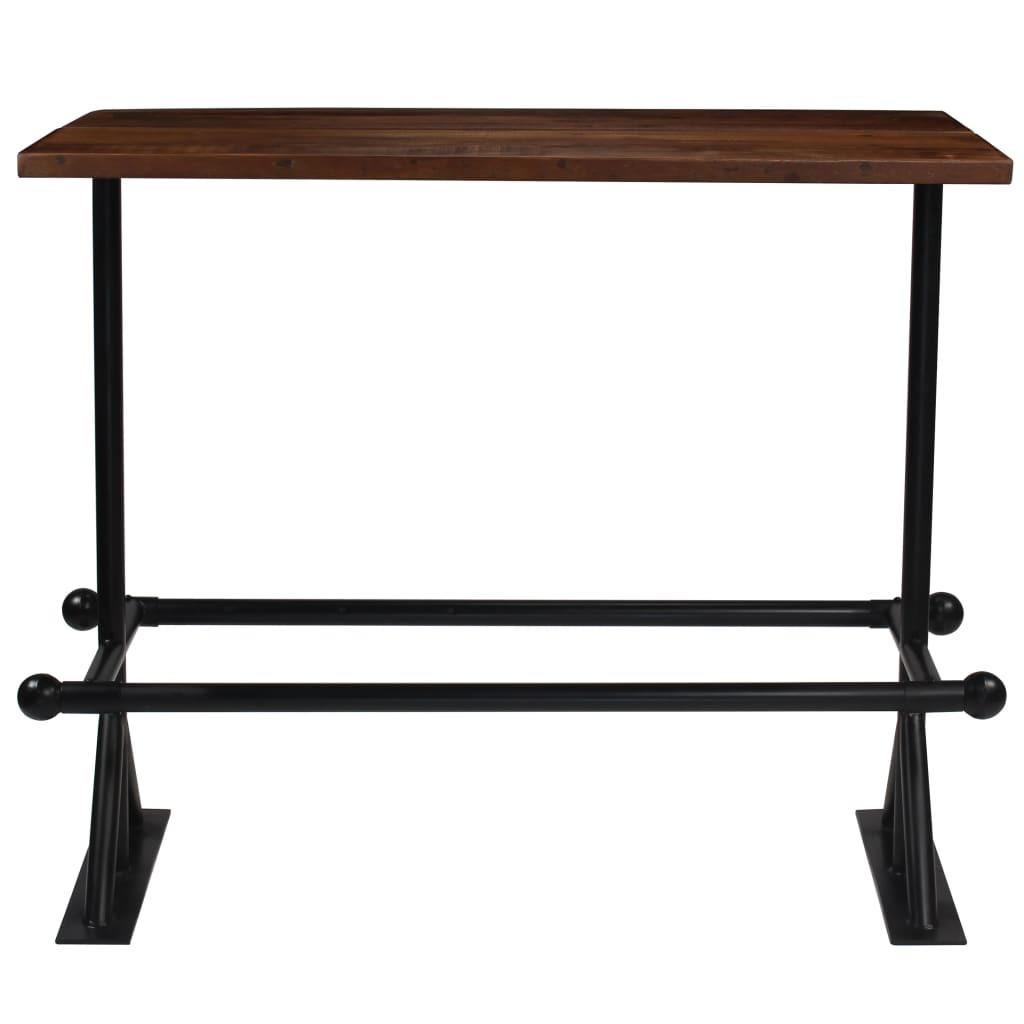 VidaXL Table de bar bois  