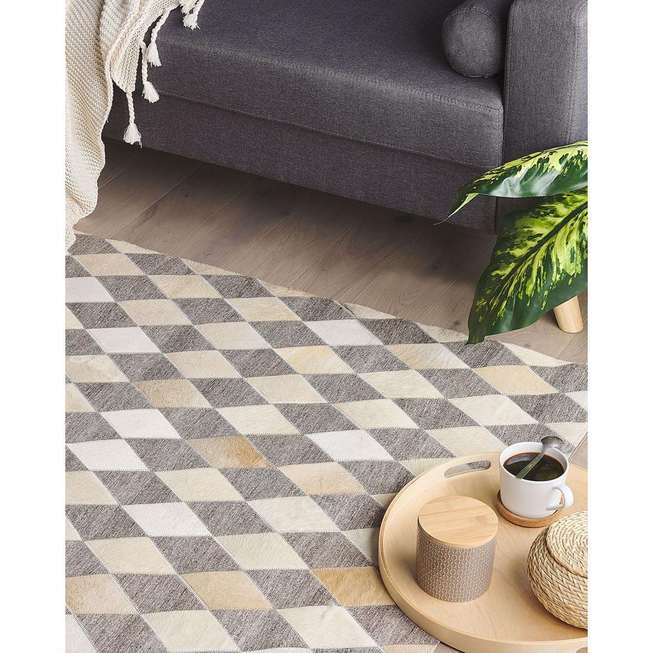 Beliani Tapis en Tissu jacquard  SESLICE  