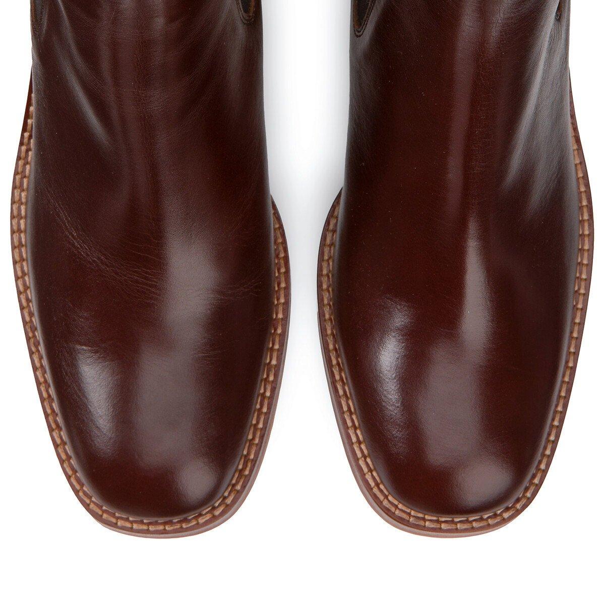 La Redoute Collections  Chelsea-Boots mit breitem Absatz 