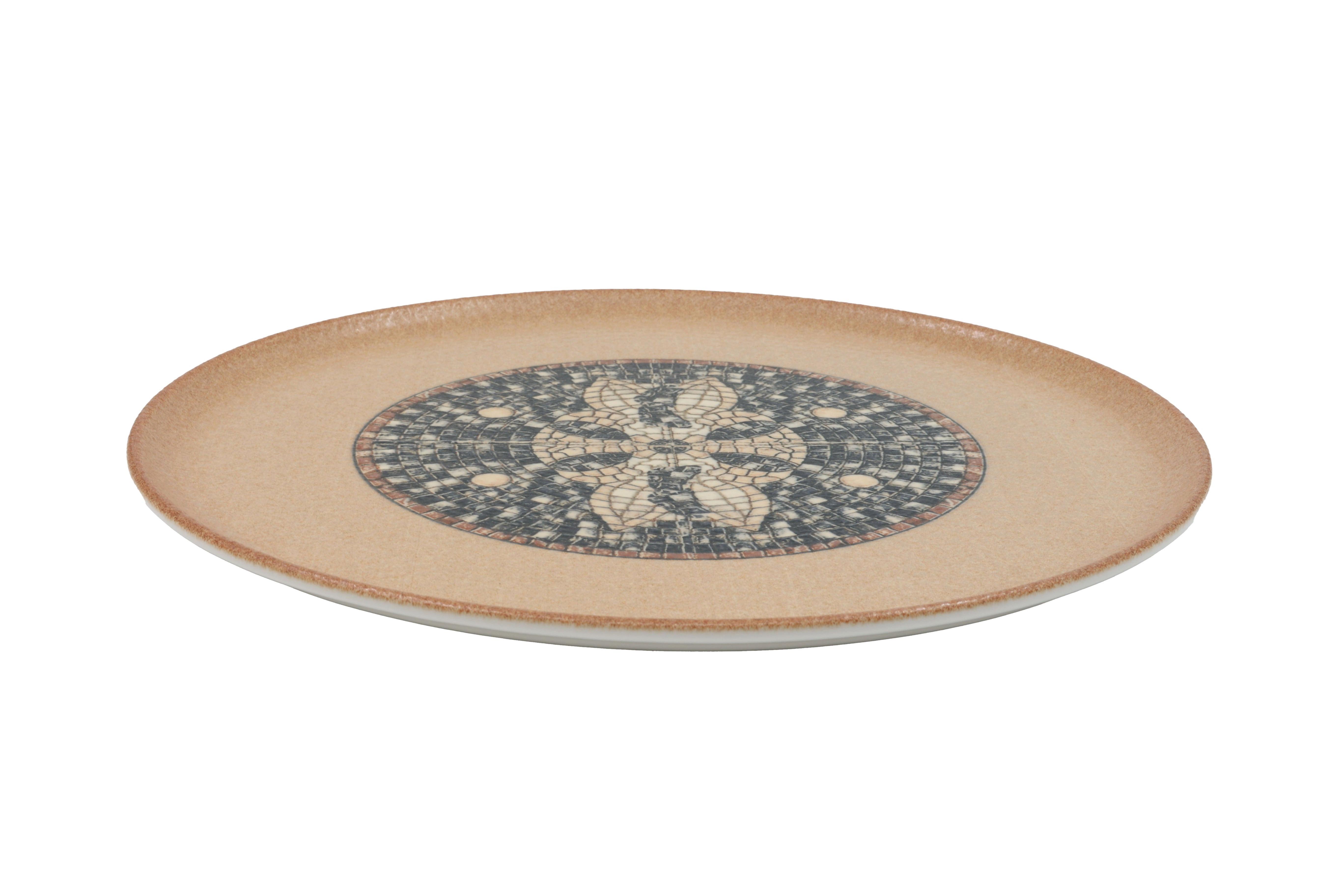 Bonna Assiette à Pizza - Mesopotamia -  Porcelaine - lot de 2  