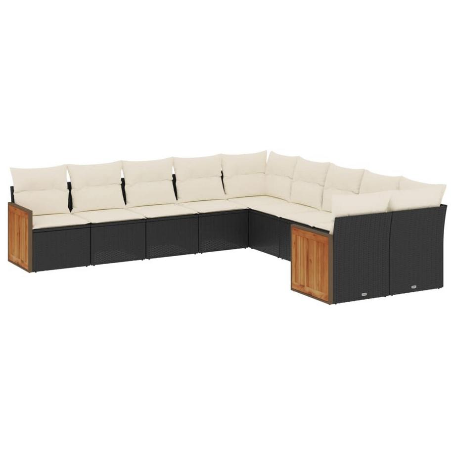 set divano da giardino Polirattan