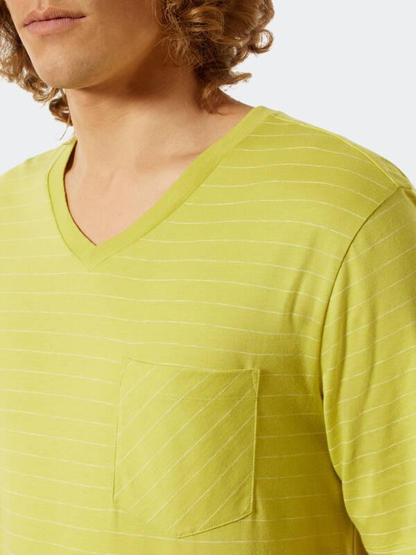 Schiesser Pigiama Fashion Top Maniche Corte Scollo a V e Pantaloncini  