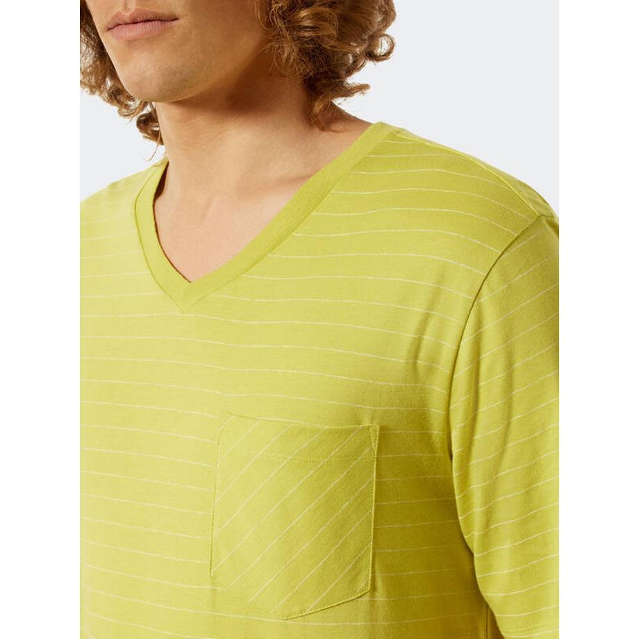 Schiesser Pigiama Fashion Top Maniche Corte Scollo a V e Pantaloncini  