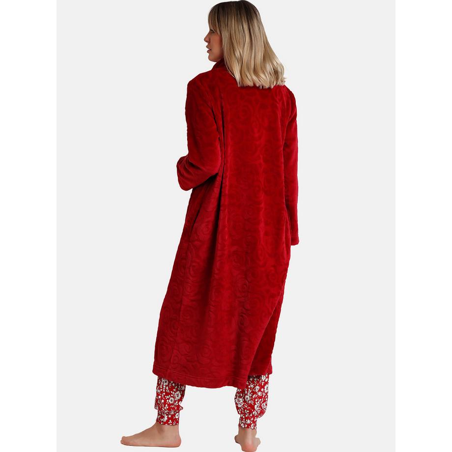 Admas Rosas Jacquard Veste Longue d'Intérieur  