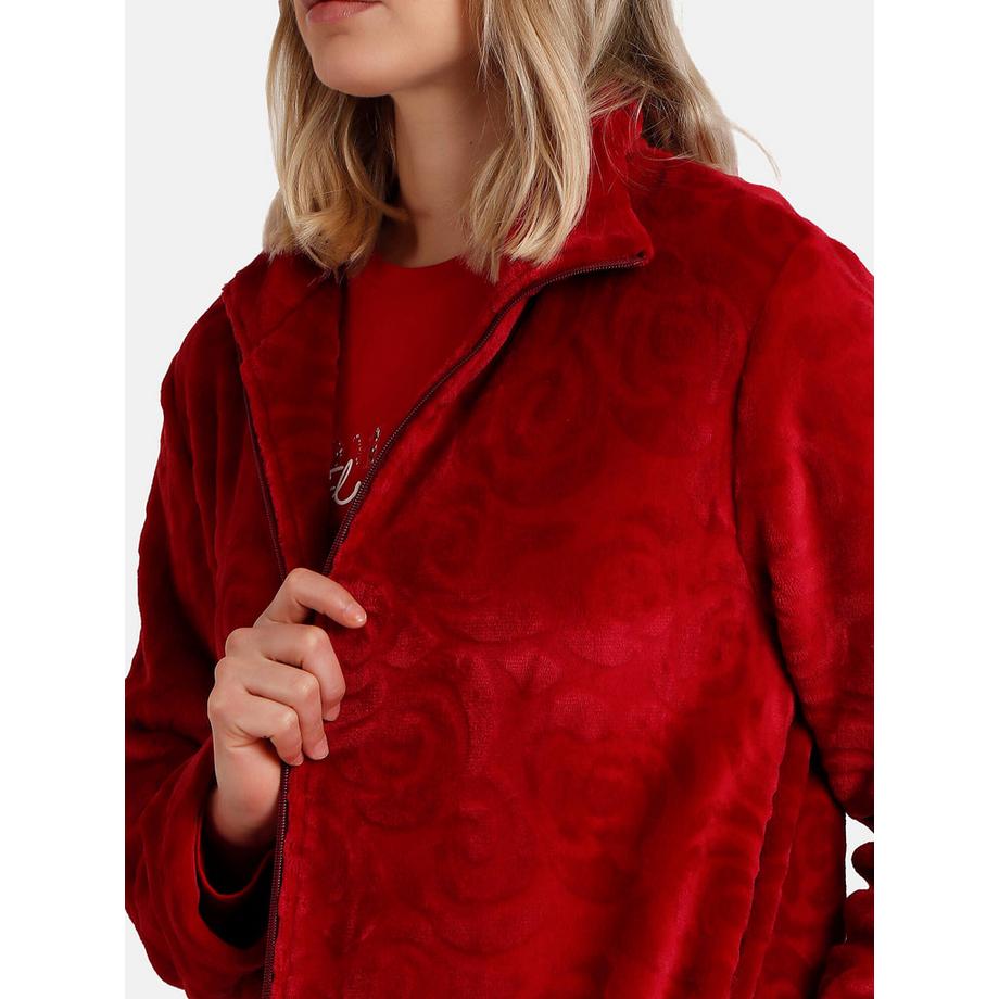 Admas Rosas Jacquard Veste Longue d'Intérieur  