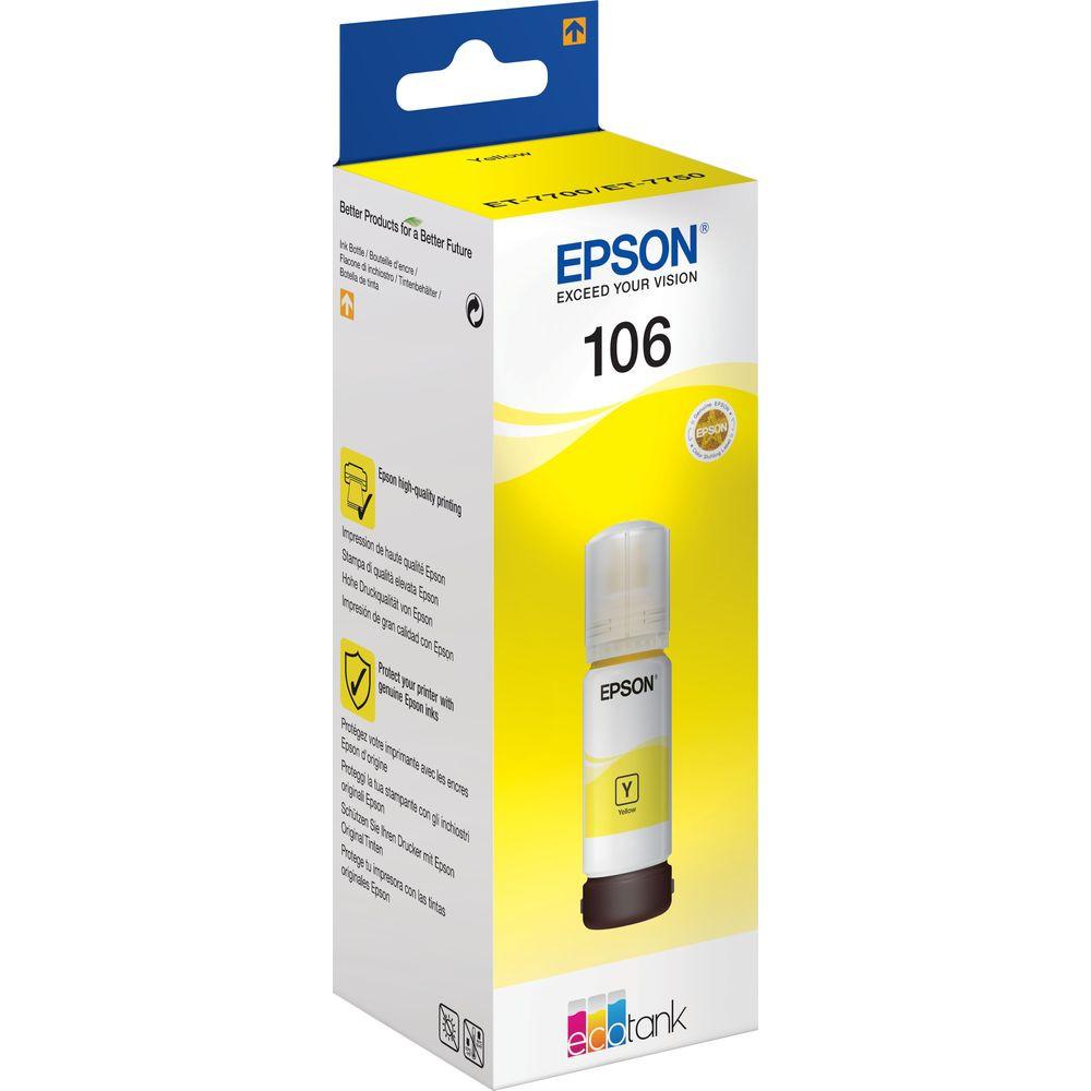 EPSON  EPSON Tintenbehälter 106 yellow T00R440 EcoTank ET-7700 5000 Seiten 
