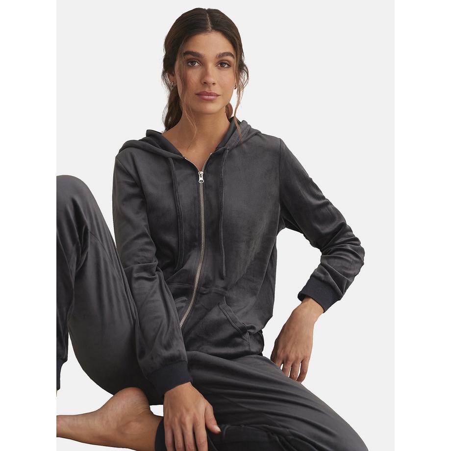 Selmark Pyjama Pantalon Veste Zippée Capuche SPORTP90  